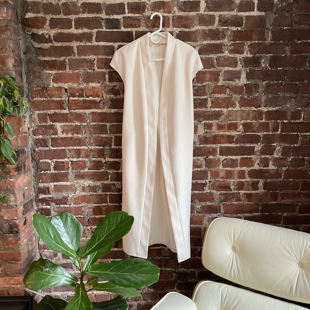 Cap Sleeve / Sleeveless Tie Belt Duster w/Pockets